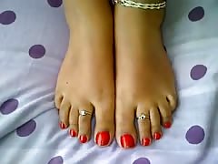 teen indian feet