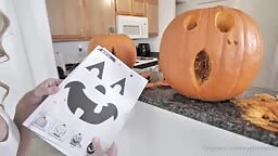 Crystal Clark - Pumpkin Carving With My Horny Step Aunt Turns Into Hardcore Taboo Halloween Fuck 08 05 2026