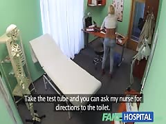 FakeHospital Horny busty blonde receives a creampie