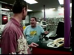 Slut in lingerie fucked in couch