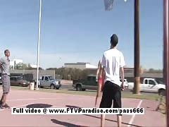 Chloe ingenious teenage woman flashing