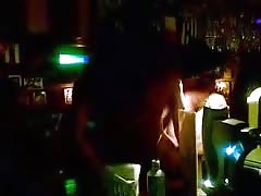 Sex at the bar stand with an awesome young beauty